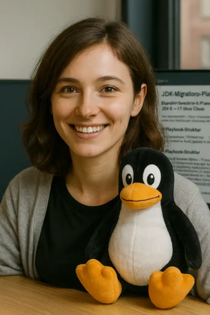 Nova mit dem Linux Pinguin