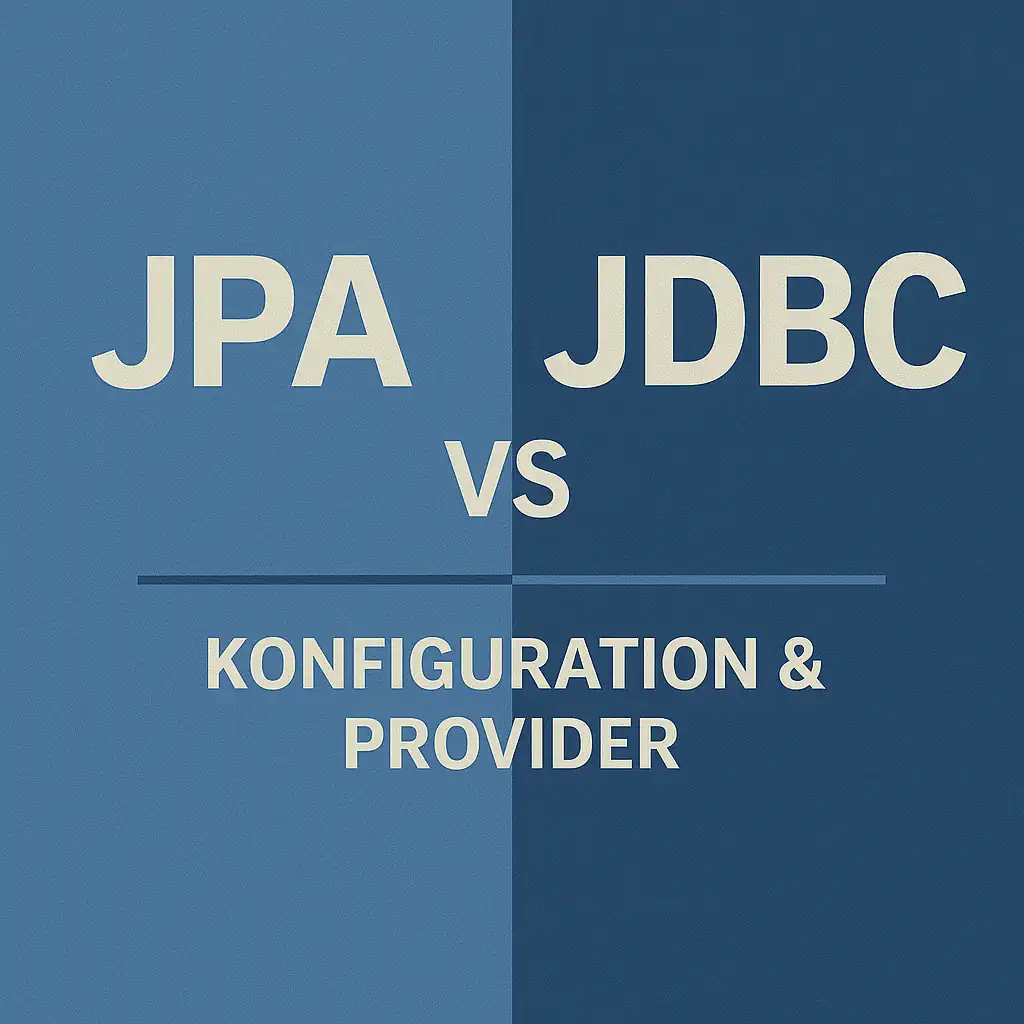 JDBC - Konfiguration