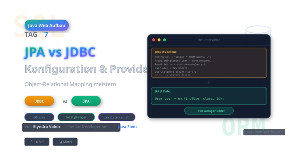 JDBC - Konfiguration